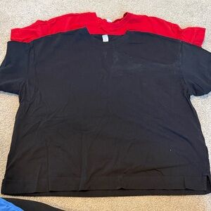 Old Navy Black and Red T-Shirts